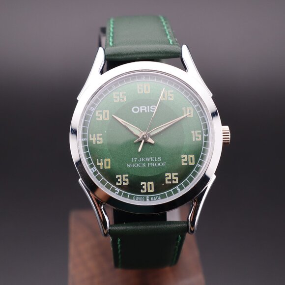Oris Vintage Swiss 17 Jewels Hand-Wound Mechanical Men's Watch - FREE SHIPPING - Picture 3 of 12